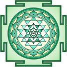 "Sri Yantra Mint" T-Shirt